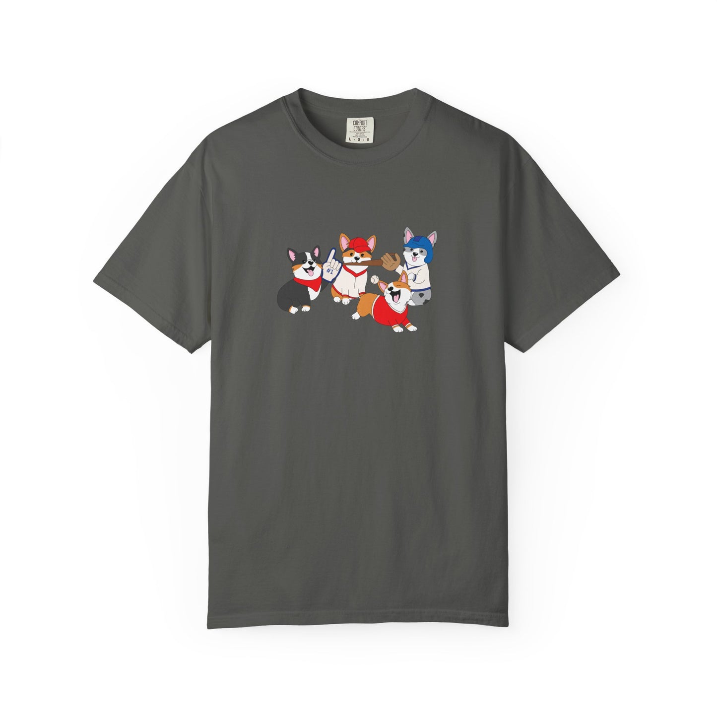 Baseball Corgis tee