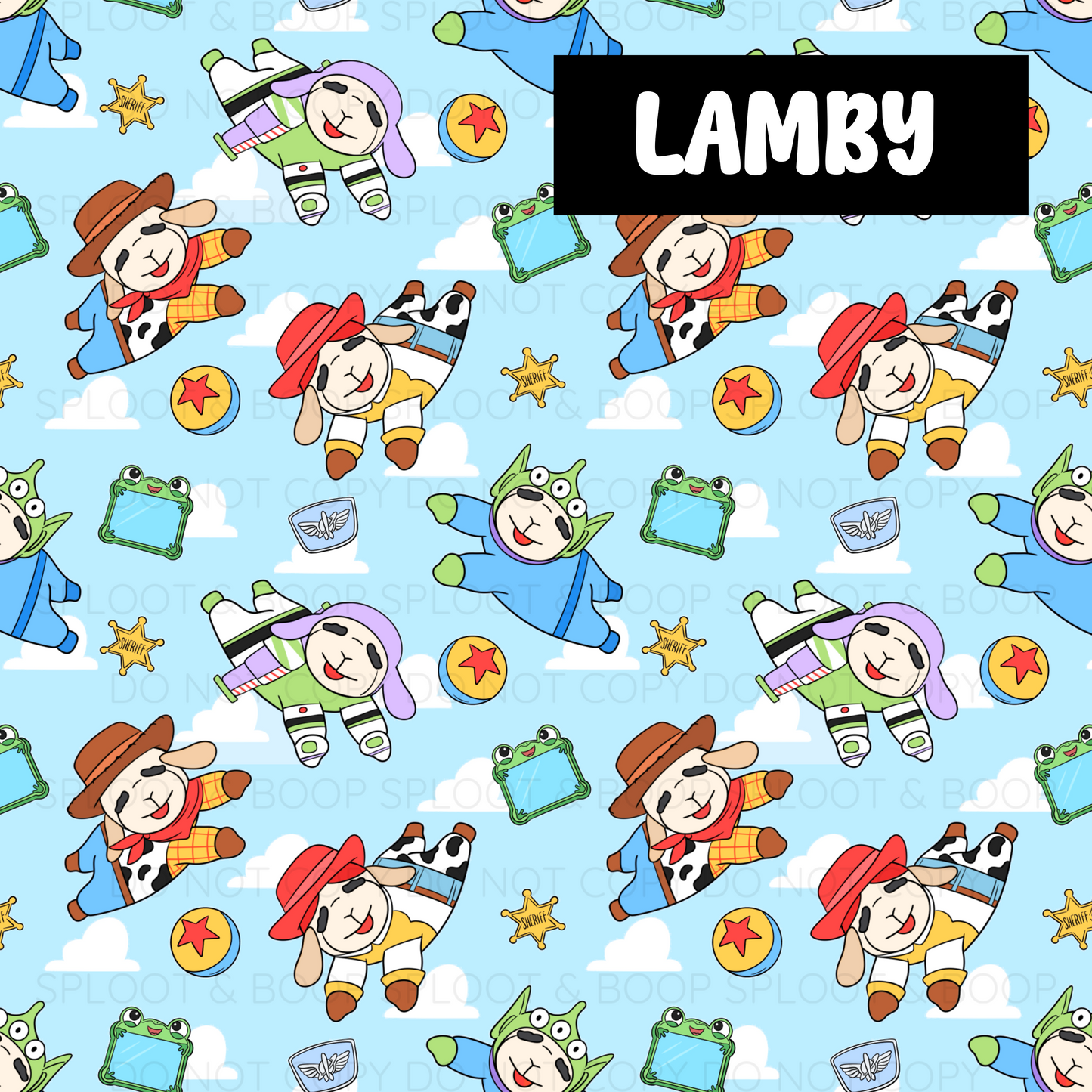 PRE-ORDER Toy Story (pick 2 prints for a custom reversible bandana)