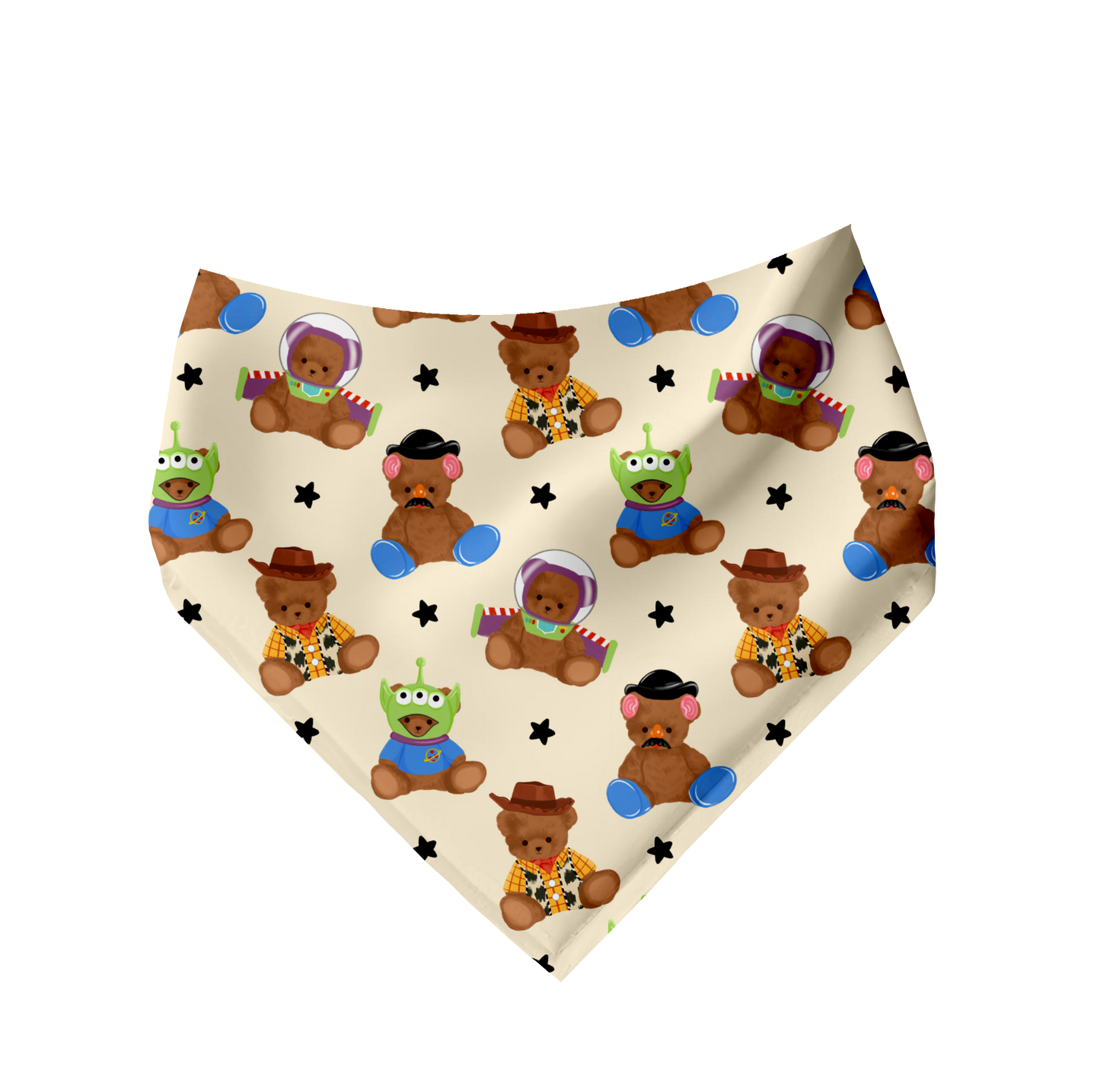 PRE-ORDER Toy Story (pick 2 prints for a custom reversible bandana)