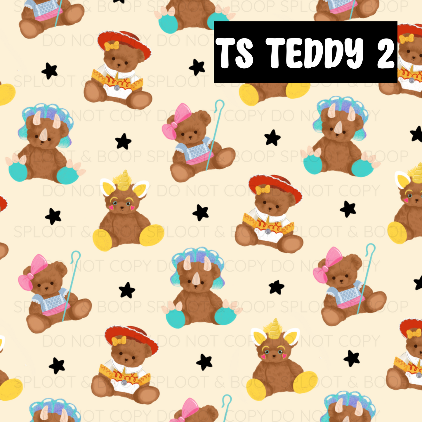 PRE-ORDER Toy Story (pick 2 prints for a custom reversible bandana)