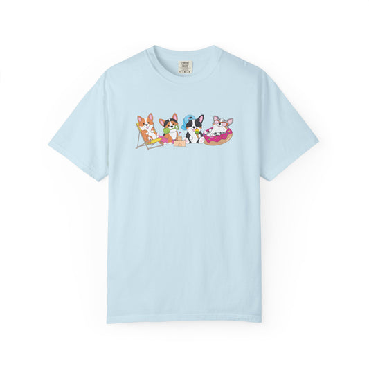 Small Summer Corgs tee
