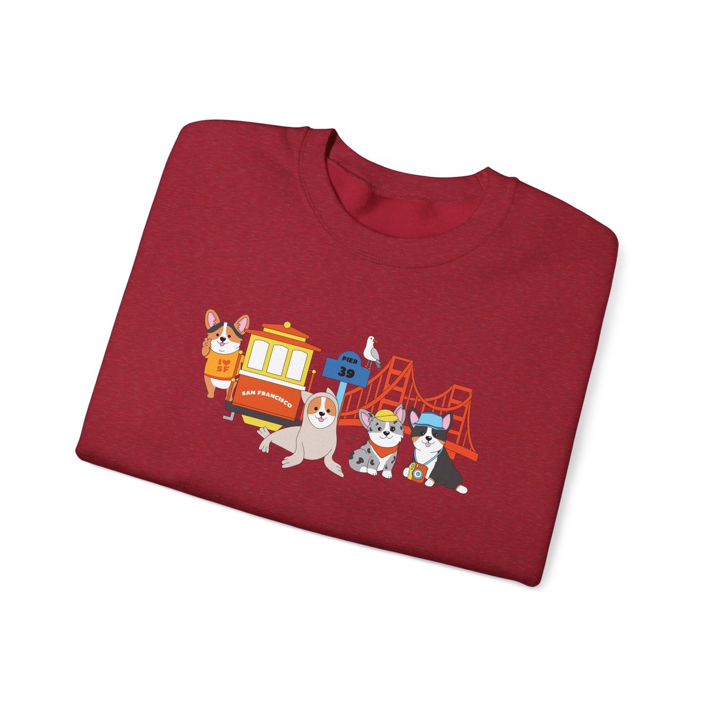 San Fran Corgs crewneck