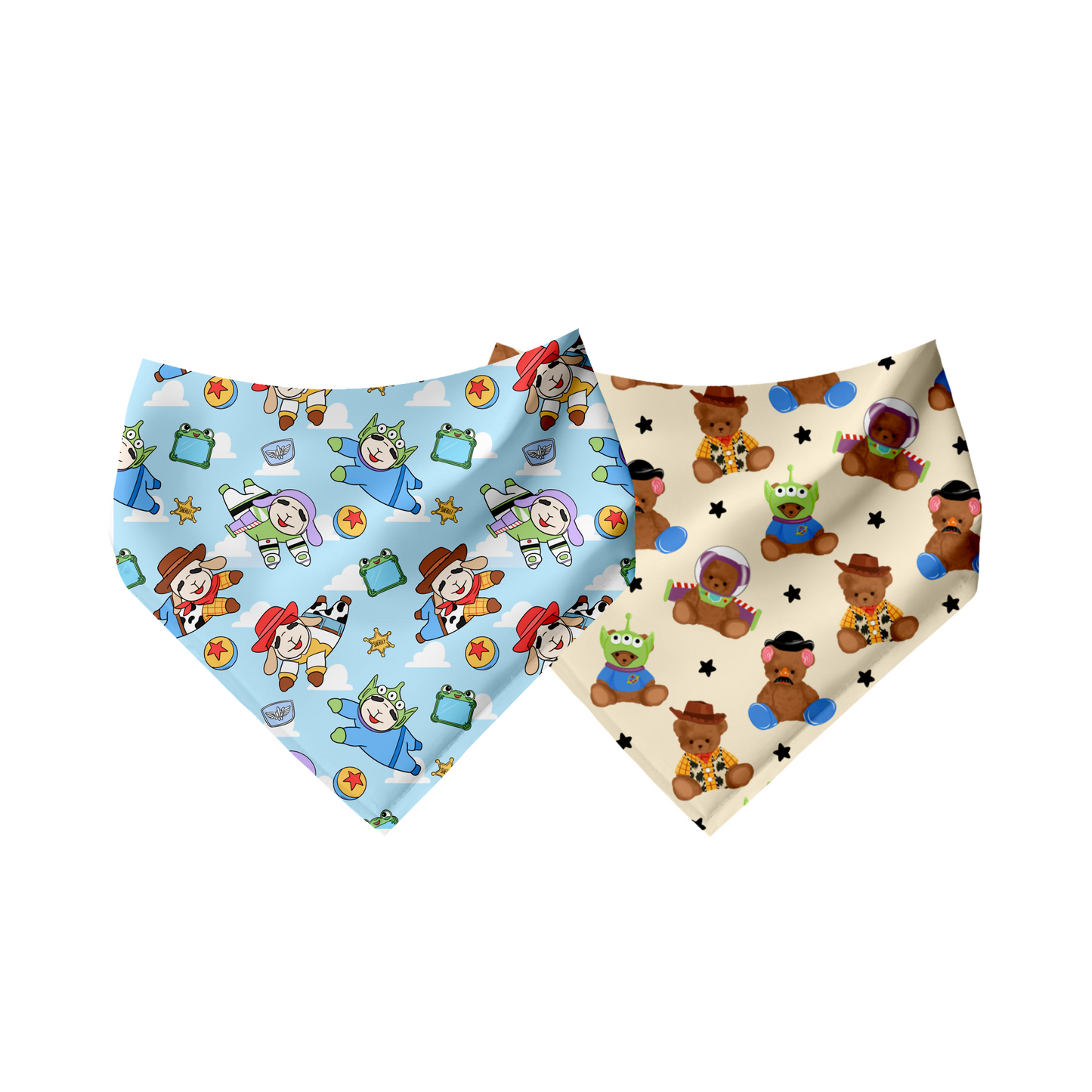 PRE-ORDER Toy Story (pick 2 prints for a custom reversible bandana)