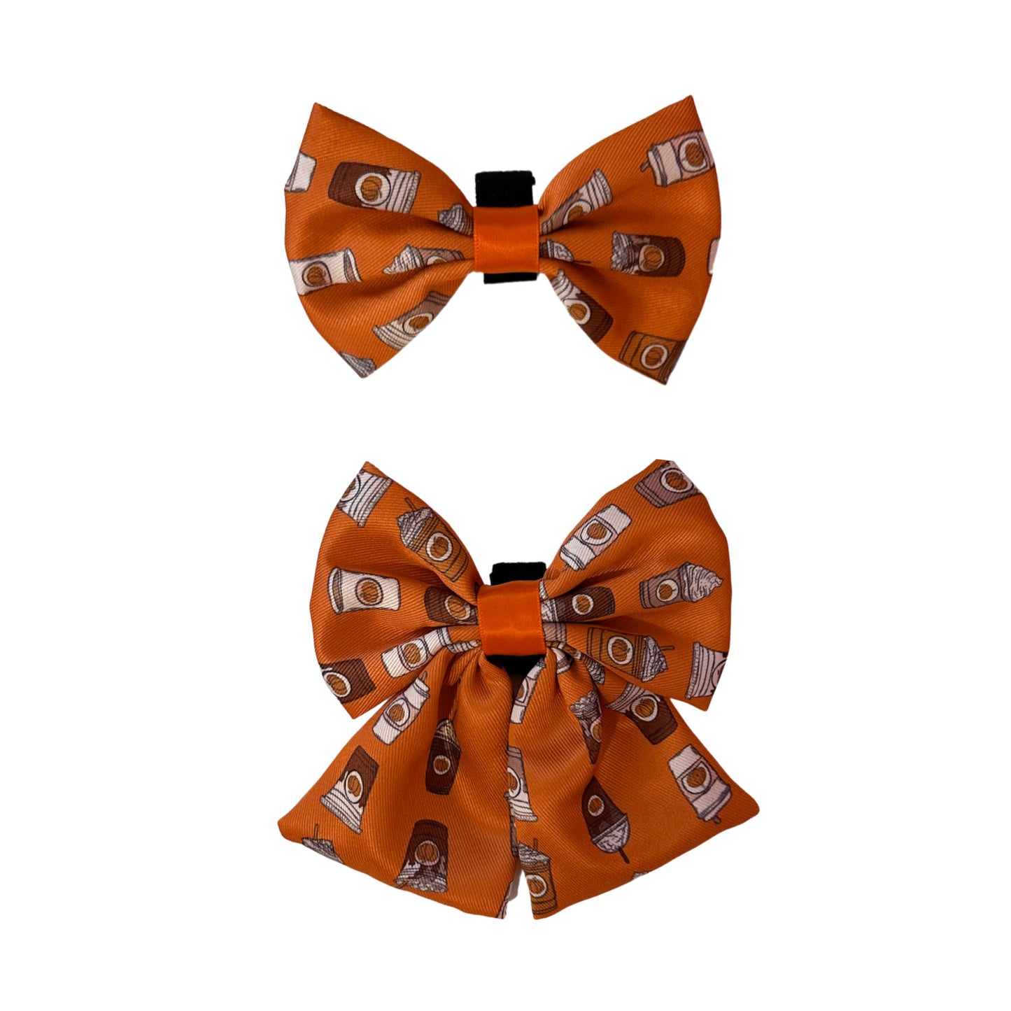 Pumpkin Spice Dog Bow