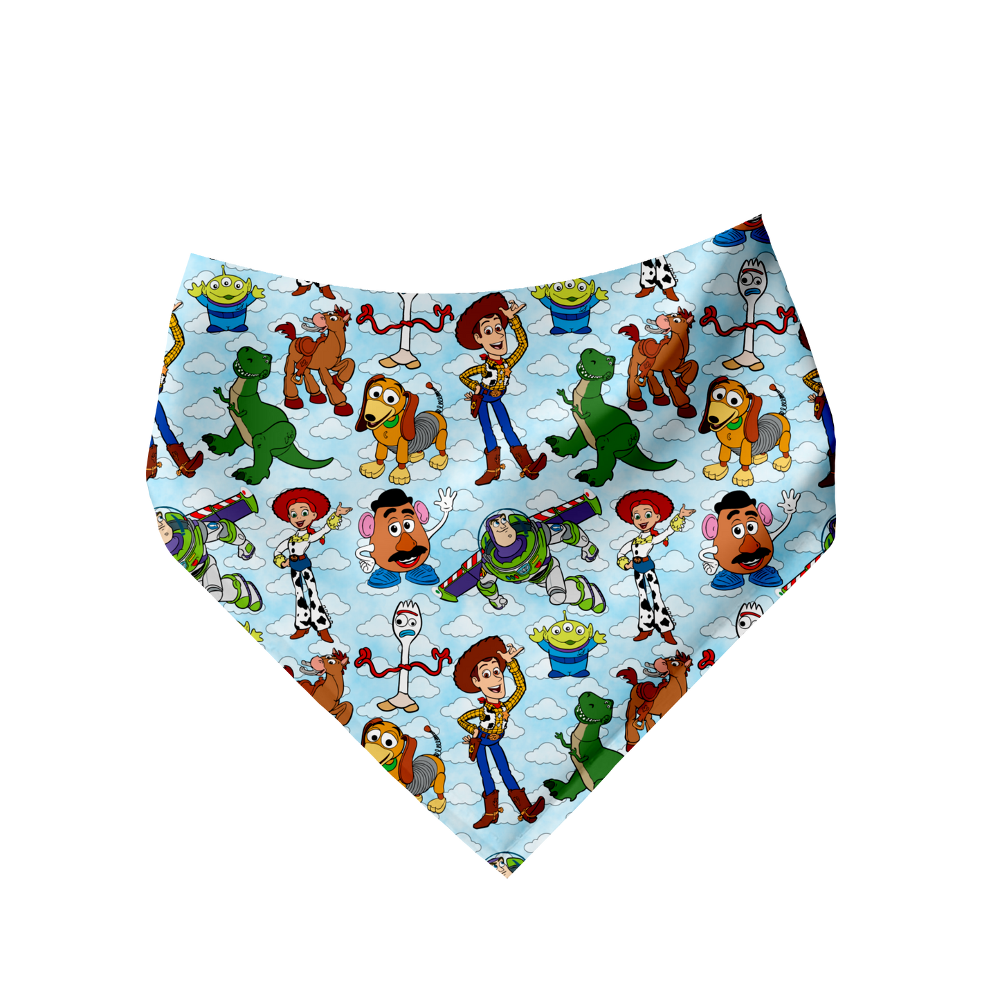 PRE-ORDER Toy Story (pick 2 prints for a custom reversible bandana)