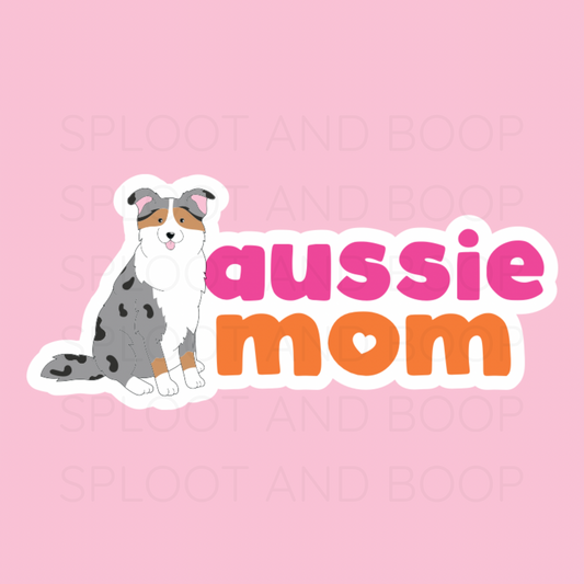 Aussie Mom sticker