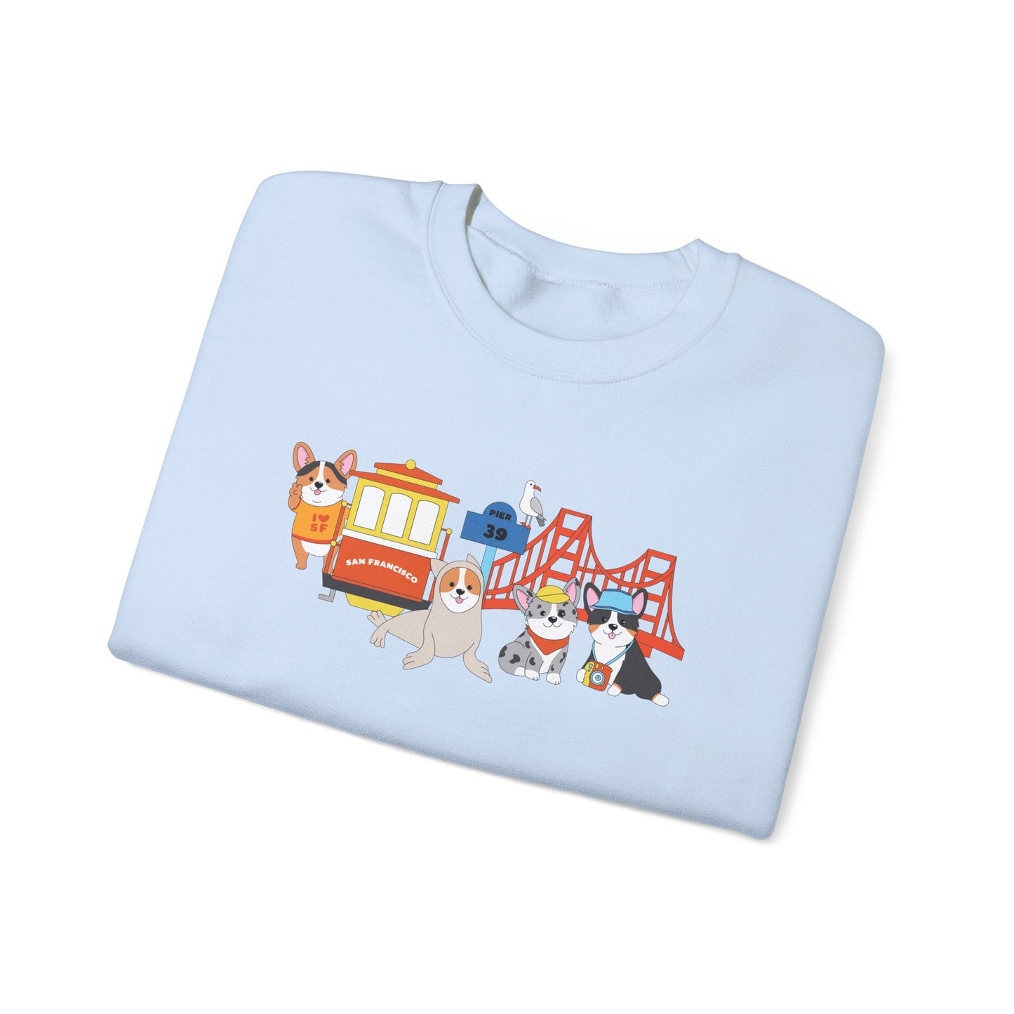 San Fran Corgs crewneck