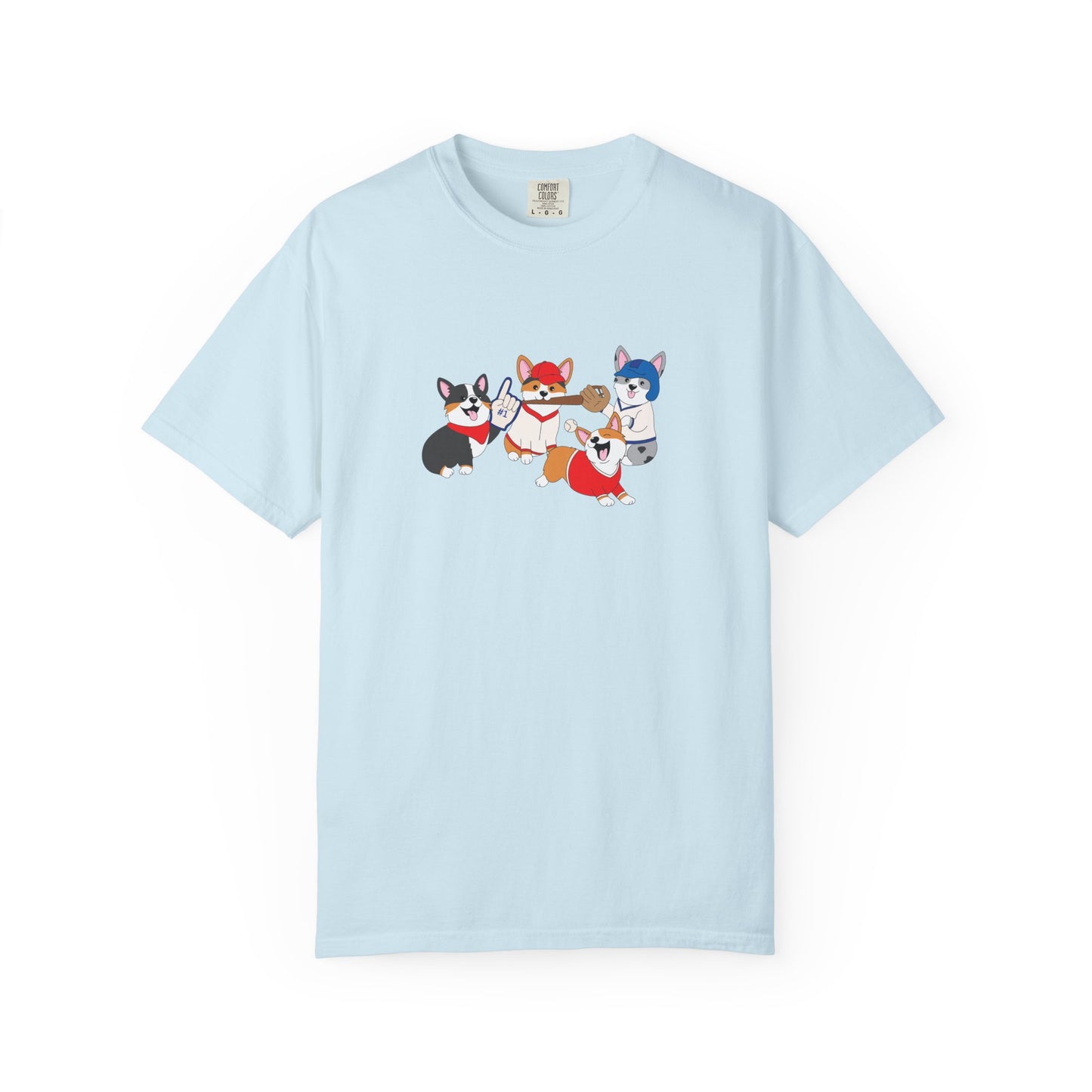 Baseball Corgis tee