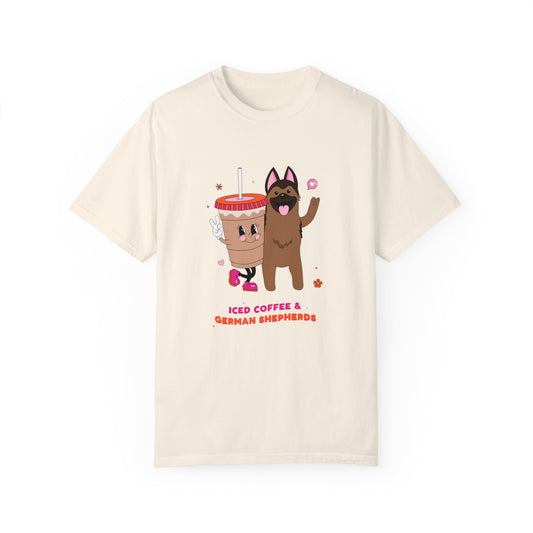 Coffee & German Shepherds tee