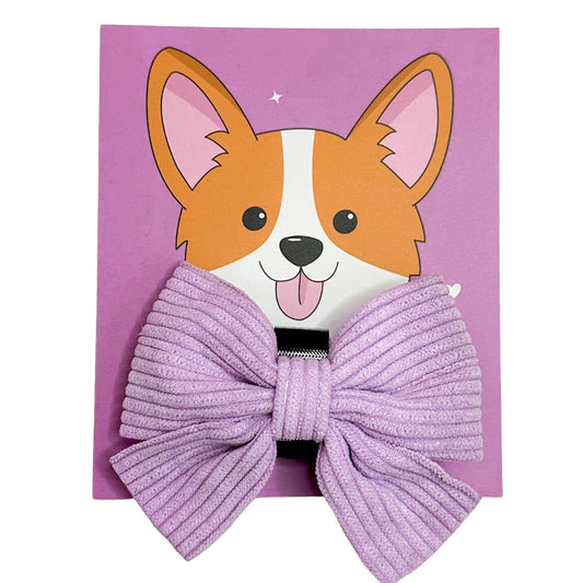 Lavender Haze Dog Bow